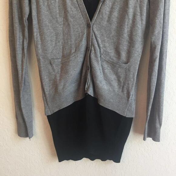 Olive & Oak Outfitters M cardigan sweater grey NWT coastal grandma business - Picture 3 of 6